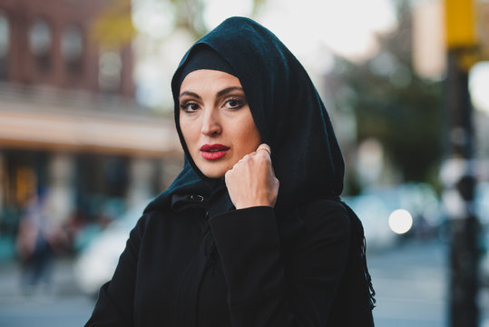 Portrait of Muslim woman
