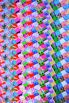 Background of glitch error or complex pixel texture