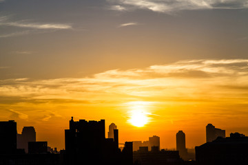New-York Skyline Sunset