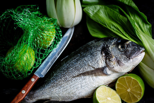 Whole sea bream 