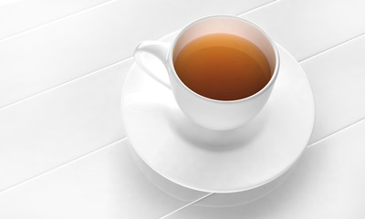 Cup with tea