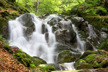 Mountain waterfall