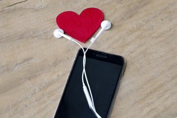 Mobile Phone, Headset and Favorite Song