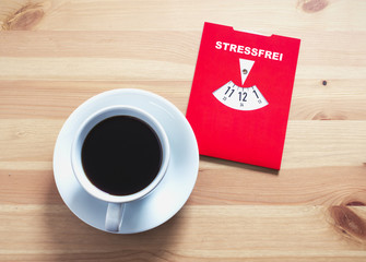 Konzept zu stressigem Alltag.