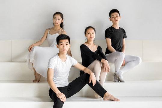 Portrait of professional dancers