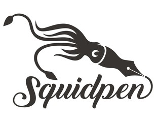 Squid pen and Typography