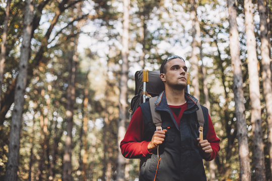Portrait of a Caucasian Hiker 