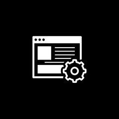 Management Icon. Business Concept.