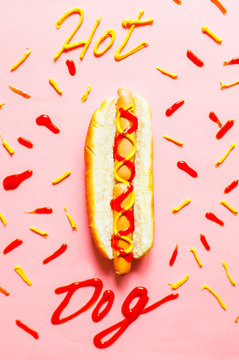 Funky and delicious hot dog