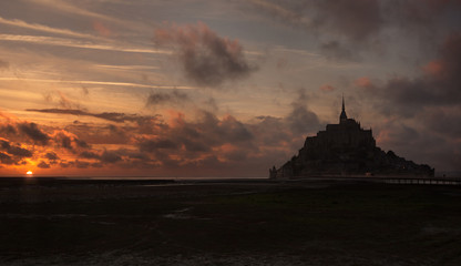 Fototapeta na wymiar Le Mont Saint Michel - Manche