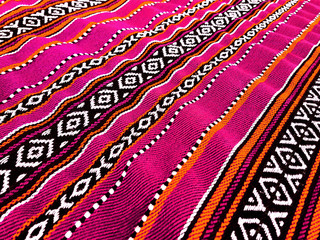 Pink Traditional Carpet - obrazy, fototapety, plakaty