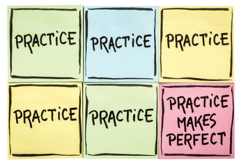 practice makes perfect concept