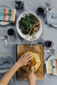Baked Butternut Squash Galette 