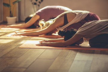 Women in a Yoga Class