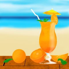 drinks at the beach