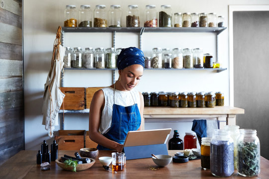 Millennial African American Woman Maker in Her Studio