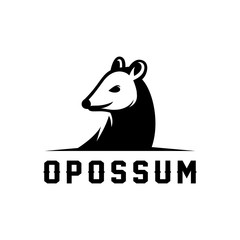 Opossum logo vector