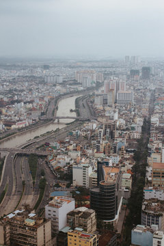 Saigon skyline ho chi minh city vietnam
