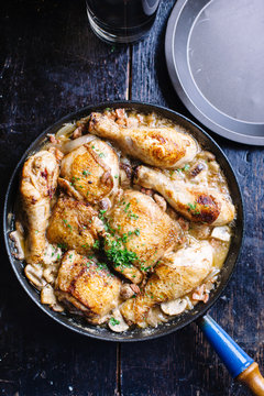 Coq au riesling