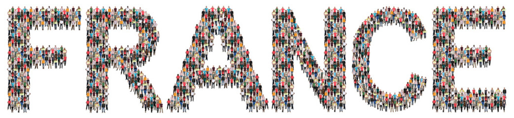 France multi ethnic group of people