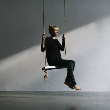 Woman on the swing
