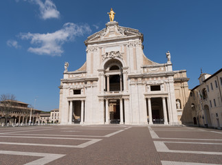 Basilica of Saint Mary of the Angels. Italy, Assisi