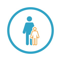 Pediatrics and Medical Services Icon.