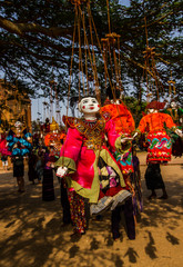 Burmese puppets