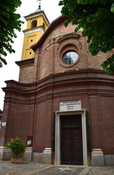Church of Saint Cross (Santa Croce) in Rivalta di Torino, Italy
