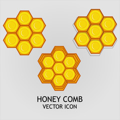 Honey Comb vector icon