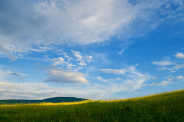 Beautiful lights in nature and a fascinating sight of this landscape in the spring is invaluable