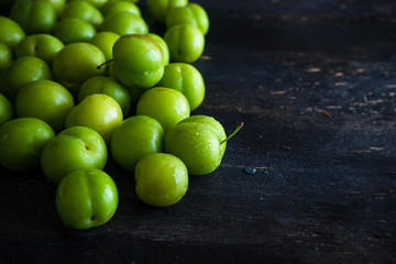 Organic fruit concept