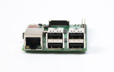 USB and lan port