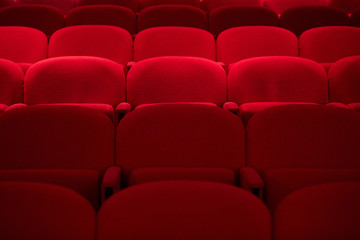 Obraz premium Poltrone da teatro rosse
