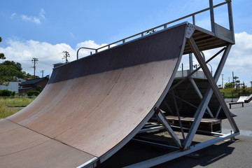 スケートボード場