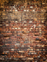 Vintage brick wall background texture for design