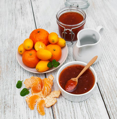 Delicious mandarine  jam