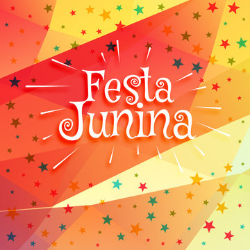 june festival of brazilian festa junina background