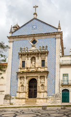 Fototapeta premium View at the Misericordia church decorated with azulejo in Aveiro ,Portugal