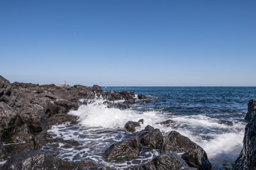 South Korea's Jeju Island beach scenery