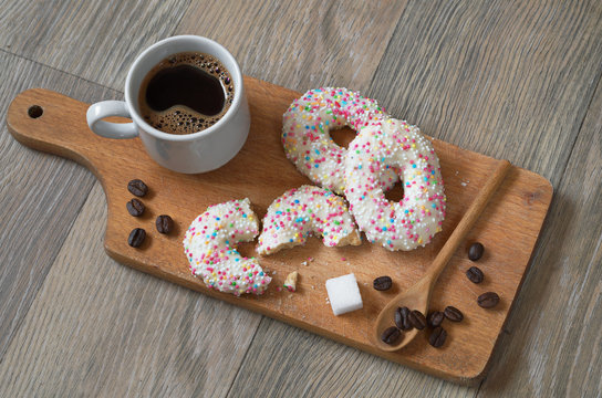 Sugar cookies and coffee