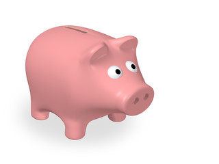 tirelire cochon rose