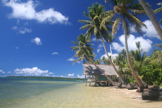 Strandhaus auf Yap