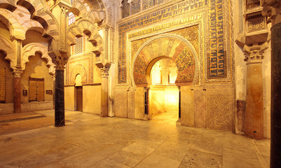 Fototapeta na wymiar Mosquée-cathédrale de Cordoue, Andalousie