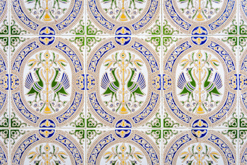 Ornate Tiled Wall Mosaics in Marbella