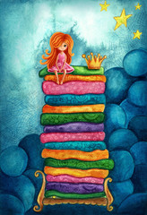 Fototapeta premium The Princess and the Pea