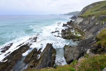 Fototapeta na wymiar The Dingle Coastline of Ireland 