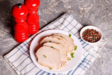 Roast pork with herbs