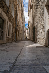 Enge Gasse in Kroatien