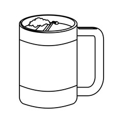 Delicious coffee cup icon vector illustration graphic design